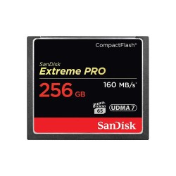 SANDISK 256GB Extreme PRO CF Card, UDMA 7